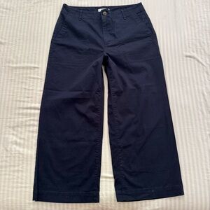 Loft Navy Blue Wide Leg Pants